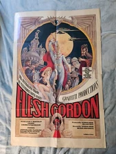 Flesh Gordon - Vintage Movie Poster - 1974 - 27x41 Folded - Galactic Sexcapades!