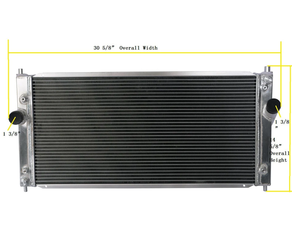 Radiador de aluminio de 3 filas para Toyota MR2 Spyder 2000-2005 2001 2002 2003 1,8 L (MT) Foto 3 de 4