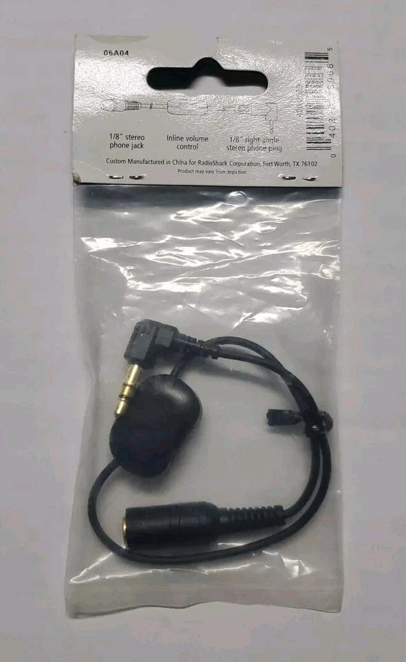 Radio Shack 1/8” Volume Control Stereo Headphone Extension Cord - Image 2 of 2