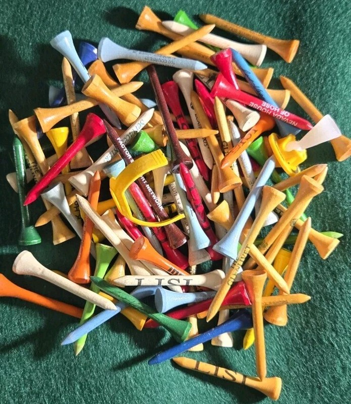 90 Vintage Collectable Golf Tees