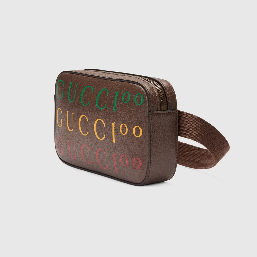 Gucci 100th Anniversary Brown Belt Bag 95cm Model 26553GB