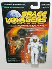 SPACE VOYAGERS vintage SHUTTLE MISSION SPECIALIST figure MINT ON CARD space rock