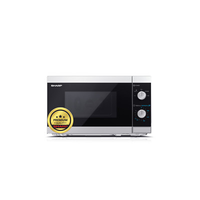 20 Liter Mikrowelle (manuell steuerbar, 800W, Drehregler) - SHARP YC-MS01E-S