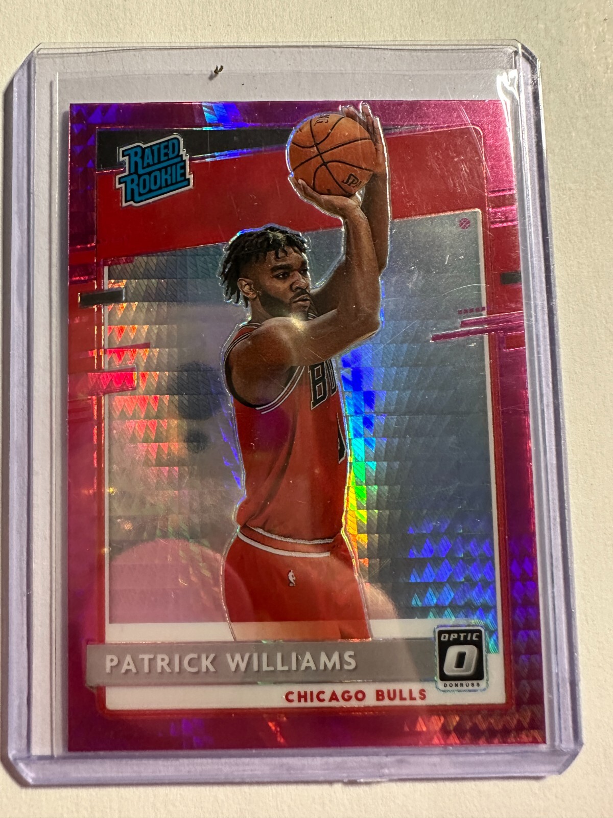 K104,911 - 2020-21 Donruss Optic Hyper Pink #154 Patrick Williams RR