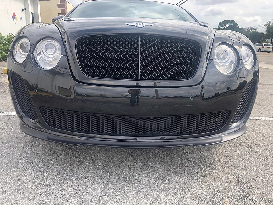 Alerón labial delantero Bentley Continental GT/GC 2009-2012 Super Sport hecho en EE. UU. Foto 2 de 4