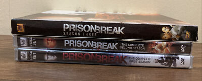Prison Break Season 1 and 2 Series DVD Sealed And Season 3 Open Lot Of 3