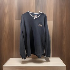 Waste Management V Neck Pullover Sweatshirt Sweater Size X-LARGE Ringer Neck