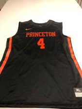 Game Worn Used Princeton Tigers Nike Basketball Jersey Size XL #4