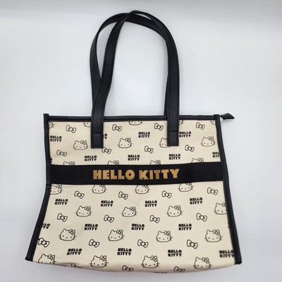Sanrio Characters Hello Kitty Square Tote Bag  Fabric Canvas Limited Original