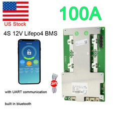 JBD BMS Smart 4S 12V 100A Lifepo4 Battery Protection Board Same Port w/ Balance