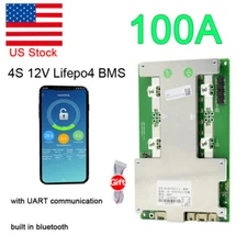 JBD BMS Smart 4S 12V 100A Lifepo4 Battery Protection Board Same Port w/ Balance