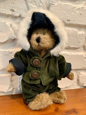 Boyd Bear Bear Wear Green Jacket Hooded 9 