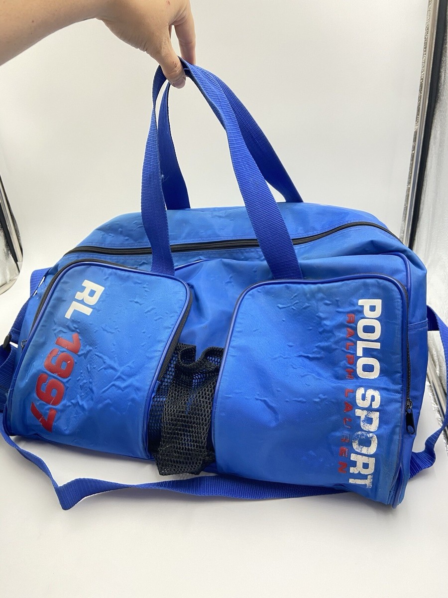POLO SPORT ポロスポーツ ボストンバッグ 旅行バッグ ブルー Polo Sport Ralph Lauren Blue USA Track & Field Duffle Gym Travel