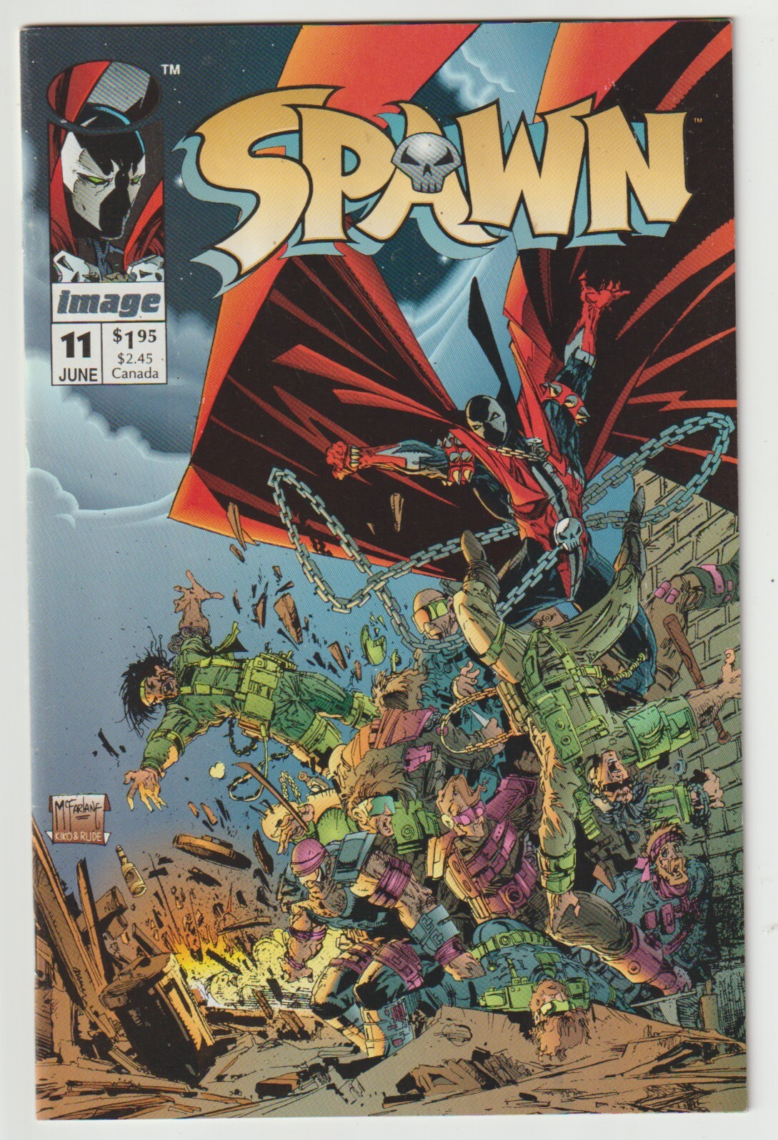1992 Image Comics SPAWN #11 Comic Book TODD McFARLANE | eBay