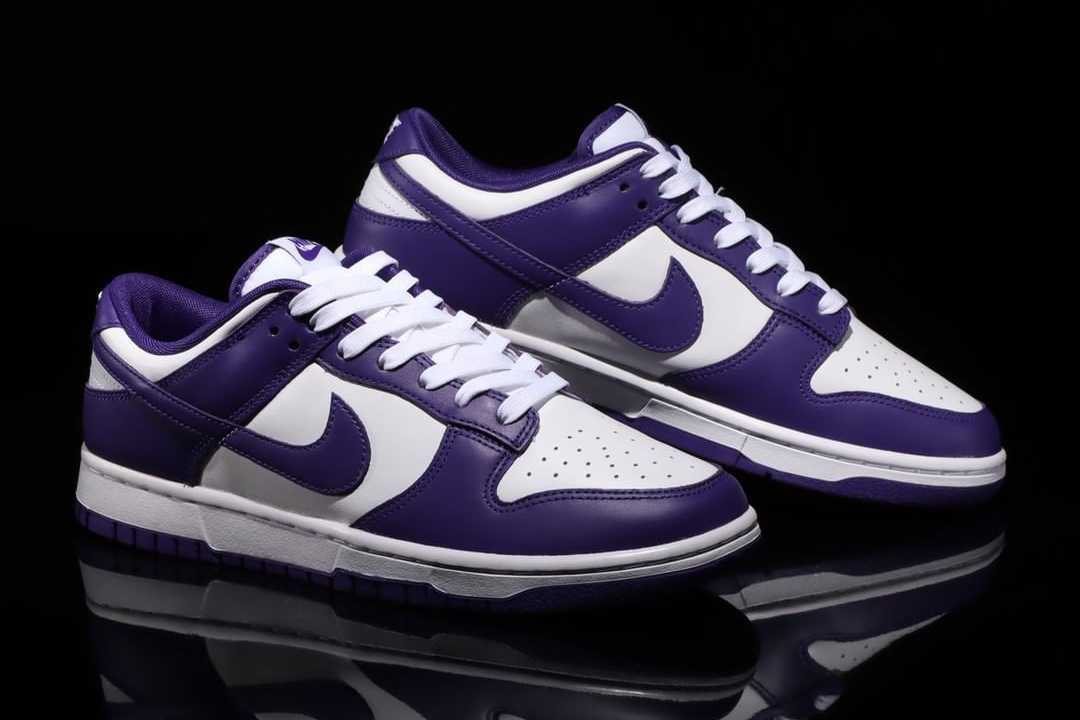 特典進呈 NIKE - Nike Dunk Low Championship Court Purpleの通販 by ...