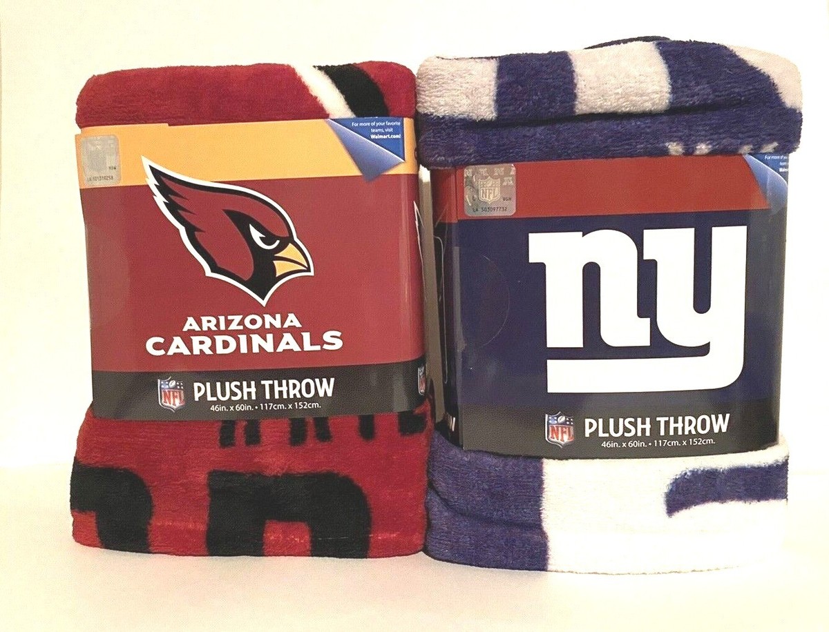 NFL FRANCHISE MICRO RASCHEL PLUSH BLANKET THROW 46in x 60in