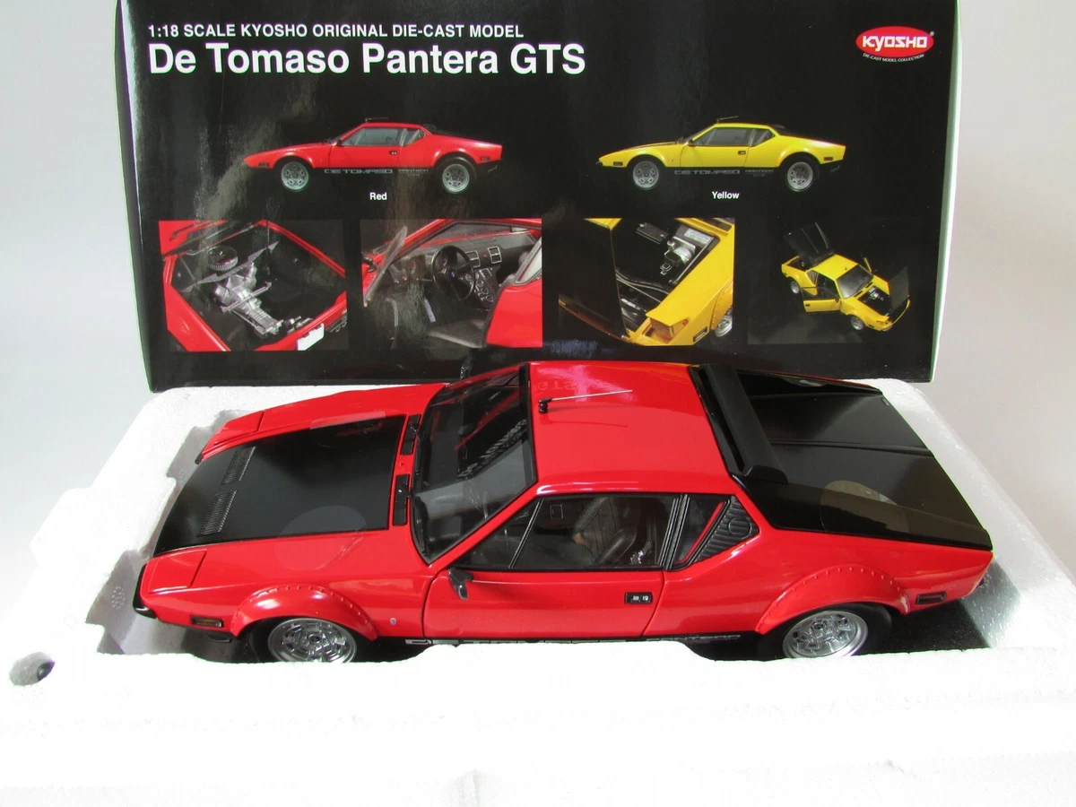 Detomaso PanteraGTS4ミニカー 赤 ケース付き Kyosho 1:18 Scale Diecast & Toy DeTomaso for sale | eBay