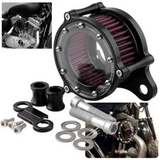 Air Cleaner Intake Filter Kit For Harley Sportster Iron XL 883 1200 72 48 88-Up