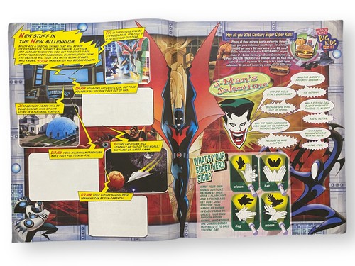 Burger King Batman Beyond Kids Club Adventures Vol 11 Issue 1 Kids WB Big Meal - Picture 2 of 3