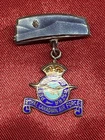 WW2 Sterling Silver Enamel Royal Canadian Air Force sweetheart Brooch w/pin