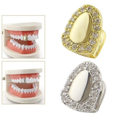 Single Grills Cap für Zähne Hip Hop Schmuck Zähne Furniere für Mundzähne