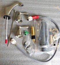 Moen WS84440SRN Caldwell Two-Handle Bathroom Faucet Spot Resist Brushed Nickel