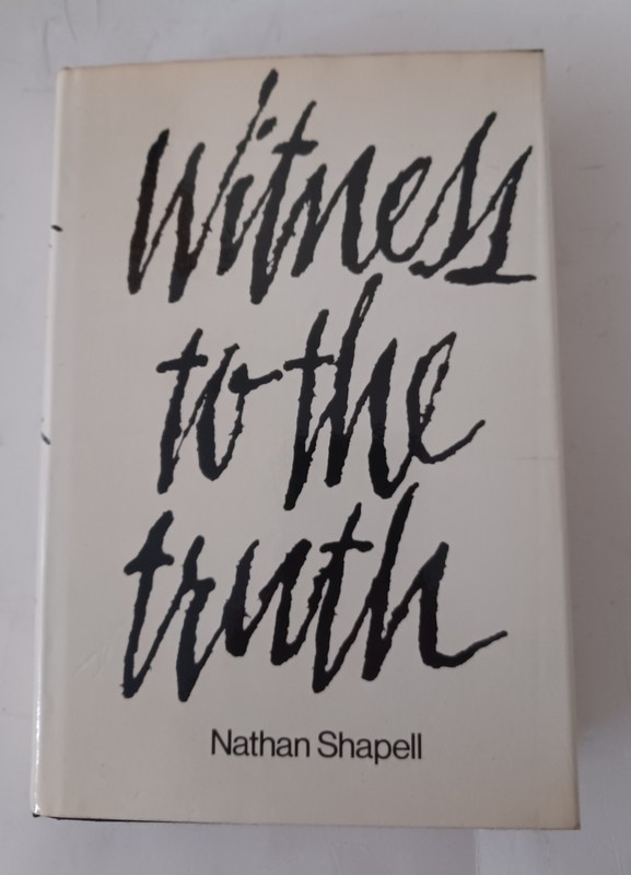 Signed! Nathan Shapell Witness To The Truth HCDJ 1974 WWII Holocaust Survivor