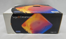 Sega Dreamcast White Launch Edition w/ Box, Demo Disc & New Battery - MINTY