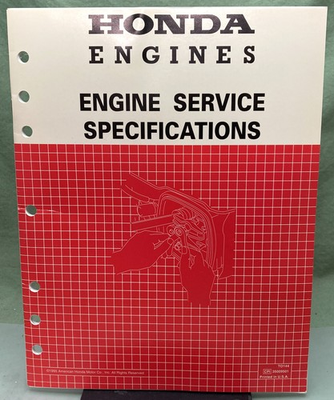 #ad #ad Genuine Honda TO144 Engine Service Specifications 1995 $13.24