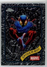 2025 Topps Chrome Marvel Comics Spider Web Refractor /399 Spider-Boy #57