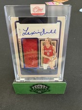 2025 Panini One and One WNBA Lexie Hull Jersey Patch auto /49 Fever