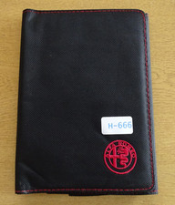 GENUINE ALFA-ROMEO WALLET DOCUMENT FOLDER FOR HANDBOOKS DRIVER OWNERS MANUAL
