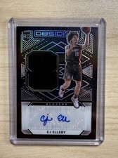 2020-21 Obsidian C.J. Elleby RPA Rookie Patch Auto Purple Jersey Number! 🔥🔥🔥
