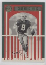 2023 Panini Legacy For the Ages Green 18/100 Steve Young #FTA-29 HOF 9o3