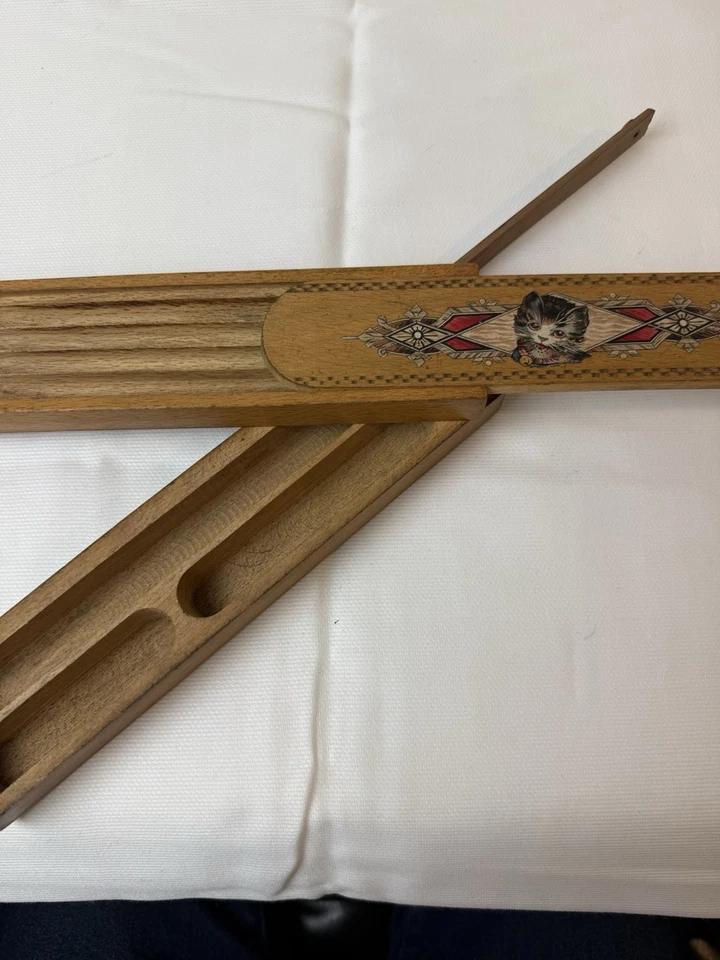 Antique Rare Kitten Pencil Box - Image 4 of 4