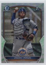2023 Bowman Chrome Prospects Lunar Glow Refractor Vincent Perozo #BCP-102 uk2