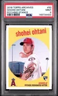 SHOHEI OHTANI 2018 Topps Archives PITCHING STANCE #50 PSA 9 MINT RC