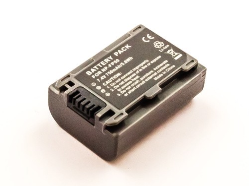 Battery for Sony NP-FP50/NP-FP30 7.4V Li-Ion Gray Rechargeable Akku