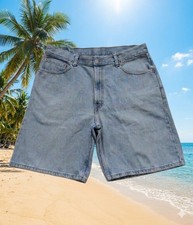 VTG 2002 Levis 550 Relaxed Denim Shorts Light Wash Men s W36 Made Colombia 748