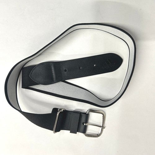 Adidas Elastic Baseball Softball Belt OSFM Black White Athletic Gorpcore Sporty