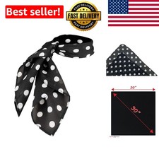 Retro 50s Sheer Chiffon Scarf - Versatile Fashion Accessory for Every Occasion