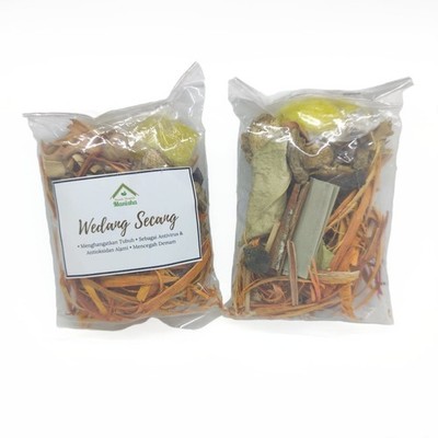 Indonesian Secang Spice Drink Mix Traditional Herbal Brew 50g
