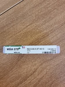 Widia Gtd M5x0.8 D4 ANSI Butt Hand Tap