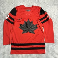 Nike Team Canada 2022 Olympic Hockey Jersey Small Red Maple Leaf Peeling