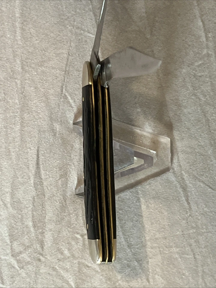 1940-65 Case XX Warm Groove Ruff mango negro muy buen estado ¡raro! Antiguo Foto 3 de 4