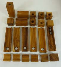 Lagoon Games Marble Maze Wooden Toy Vintage 1993 Starter Set Construction #C1