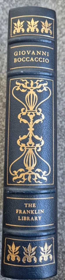 FRANKLIN LIBRARY, GIOVANNI BOCCACCIO, STORIES THE DECAMERON, 1977, FULL LEATHER - Image 2 of 4