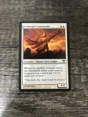 MTG 1x Goldnight Commander x1 LP Avacyn Restored