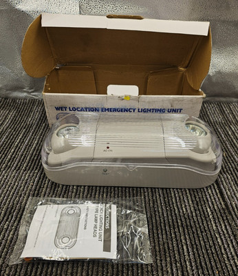 Wet Location Emergency Lighting Unit MR-16, Dual 120/277VAC Operation
