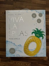 Viva La Splash Pineapple Pool Float Summer 36" X 64" Ages 6 New In Box
